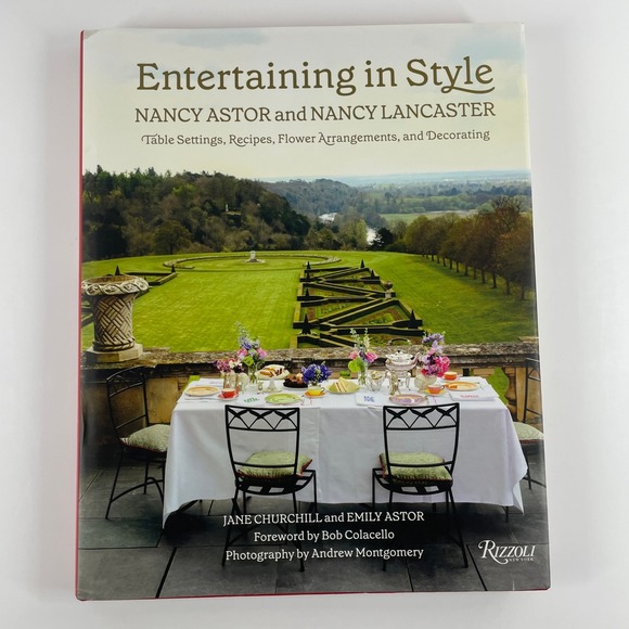 Rizzoli Other - Entertaining in Style Nancy Astor Nancy Lancaster Rizzoli Hardcover Book 2022